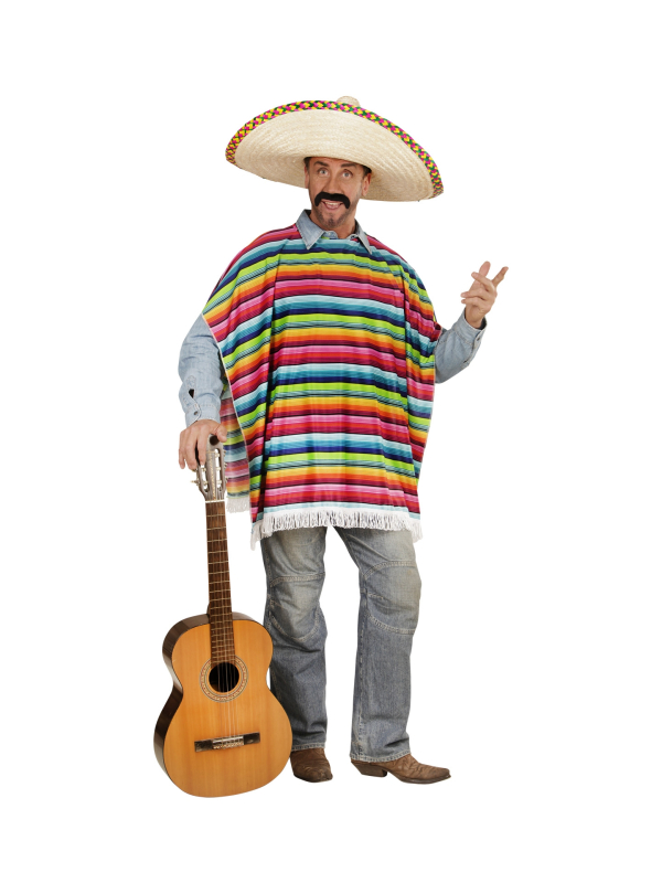 Poncho Mexicain homme