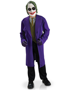 Déguisement Joker enfant™ (veste, masque et gants)
