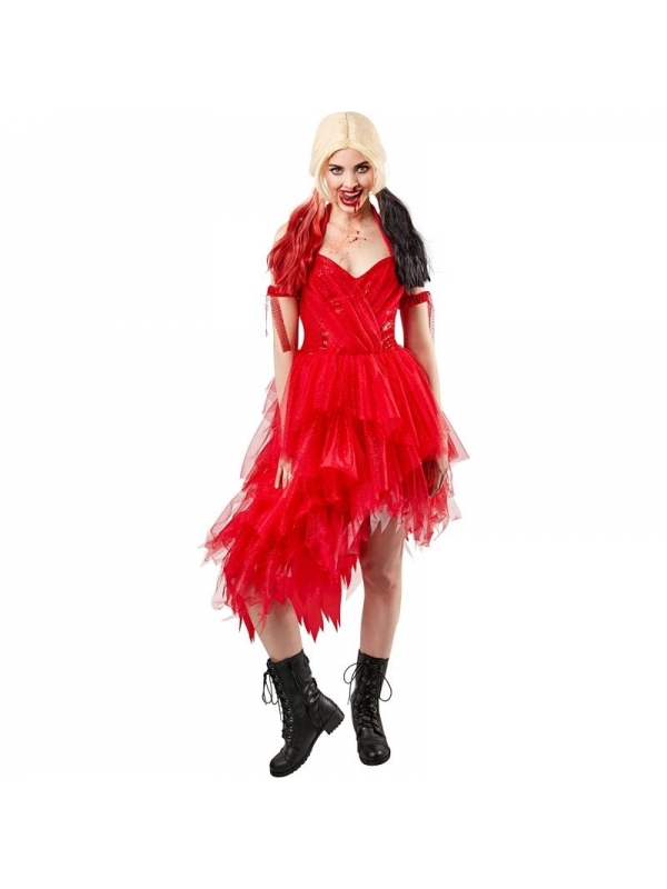 Déguisement Harley Quinn Femme robe rouge - The suicide Squad