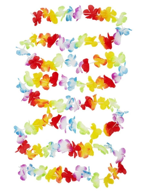 Guirlande de fleurs multicolore 300 cm