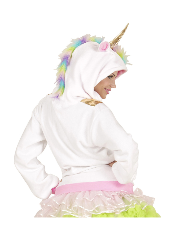 Polaire Licorne avec capuche pour adulte