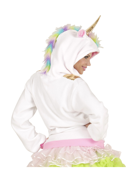 Polaire Licorne avec capuche pour adulte