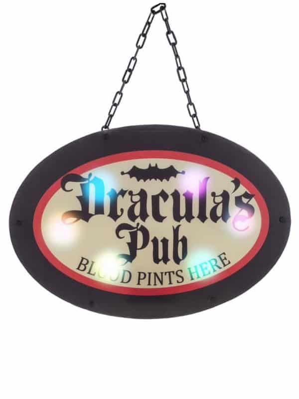 Enseigne lumineuse Pub de Dracula