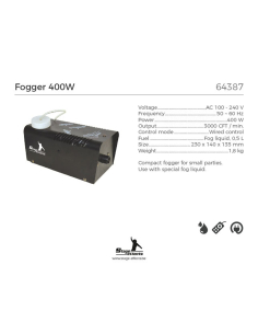 Machine à fumée 400 W Stage Effect 2