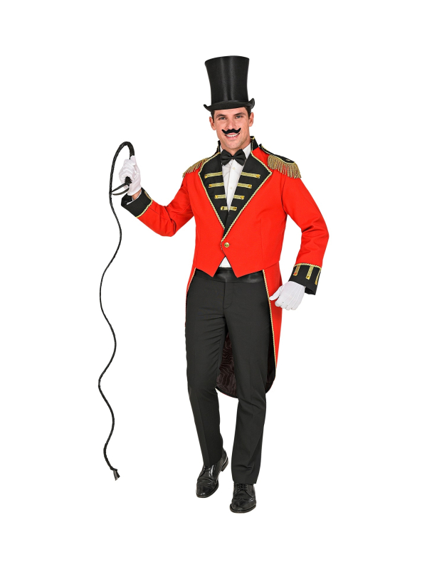 Déguisement directeur de cirque rouge (queue de pie)
