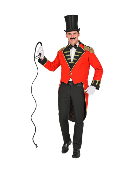 Déguisement directeur de cirque rouge (queue de pie)
