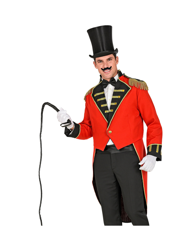 Déguisement directeur de cirque rouge (queue de pie)