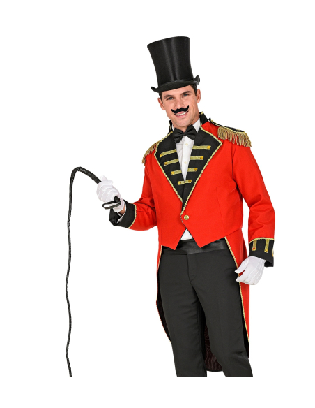 Déguisement directeur de cirque rouge (queue de pie)