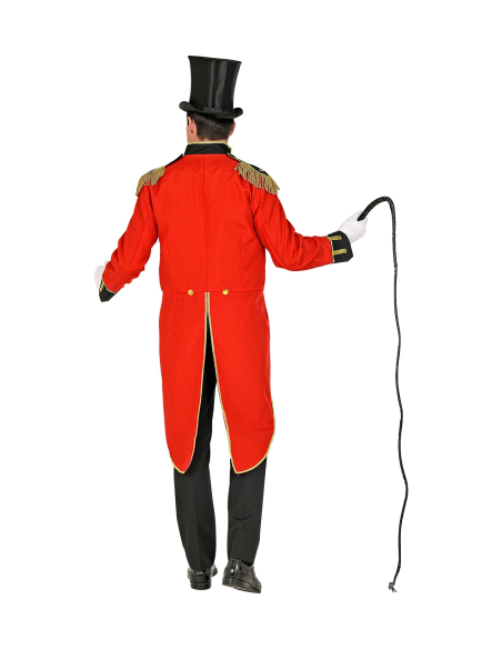 Déguisement directeur de cirque rouge (queue de pie)