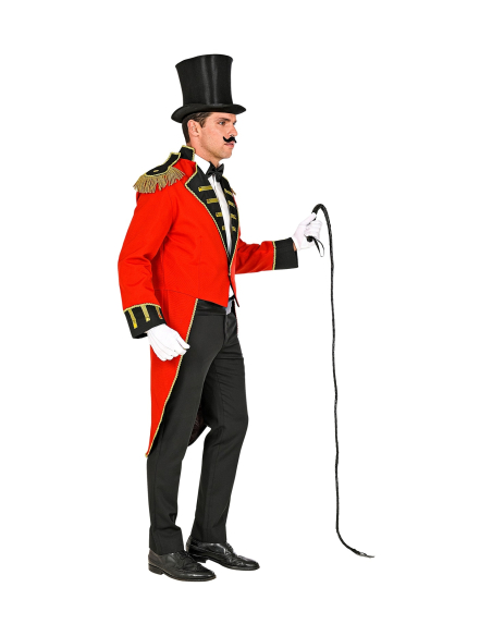Déguisement directeur de cirque rouge (queue de pie)