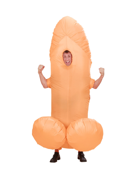 Déguisement zizi avec testicules, gonflable