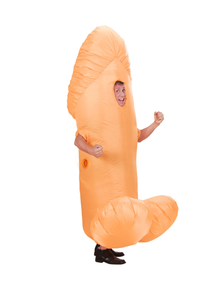Déguisement zizi avec testicules, gonflable