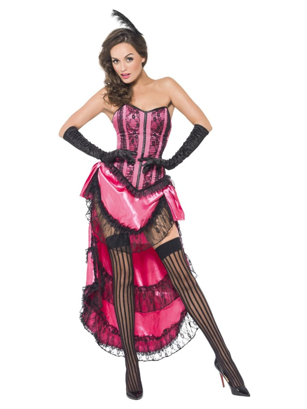 Déguisement de danseuse de cancan haute qualité taille S