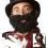 Barbe et moustache brunes ou noires – Accessoire déguisement personnage