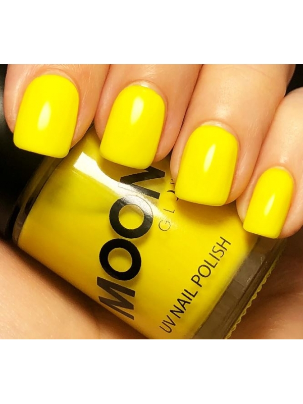Vernis à Ongles UV Fluo jaune - Moon Créations