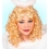 Perruque Ange blonde avec des boucles