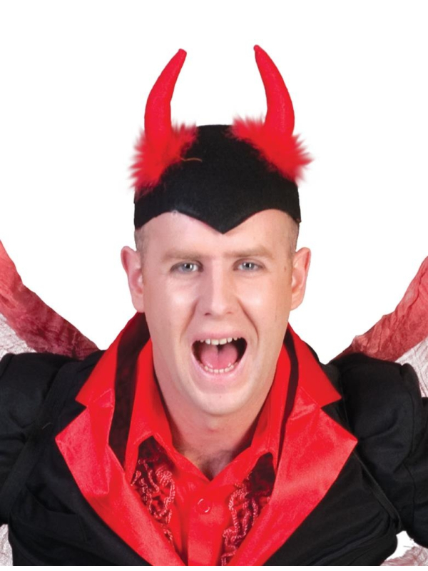 Chapeau de diable avec cornes