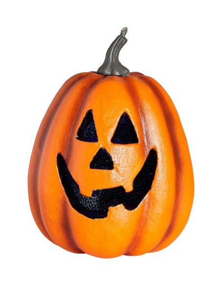 Citrouille Halloween 23 cm avec lumières Led