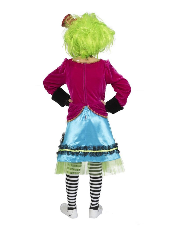 Déguisement original de Clown fille avec robe et veste