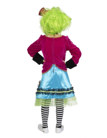 Déguisement original de Clown fille avec robe et veste