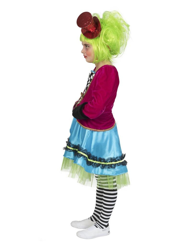 Déguisement original de Clown fille avec robe et veste