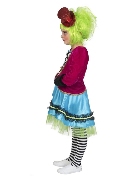Déguisement original de Clown fille avec robe et veste