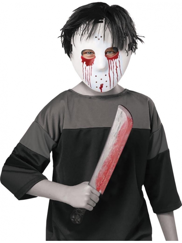 Masque et couteau Jason enfant