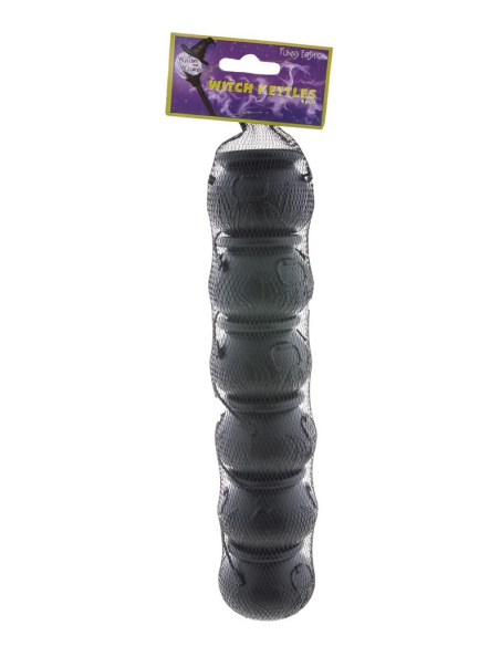 6 mini chaudrons de sorcière pour déco Halloween