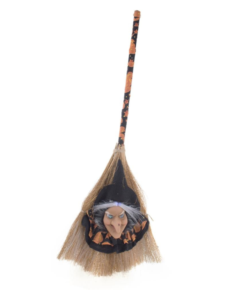 Balai Sorcière 85 cm avec bruit et lumière