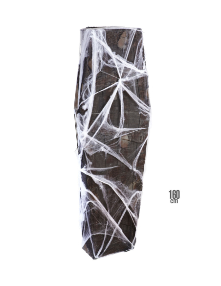 Cercueil 160 cm avec toile d'araignée