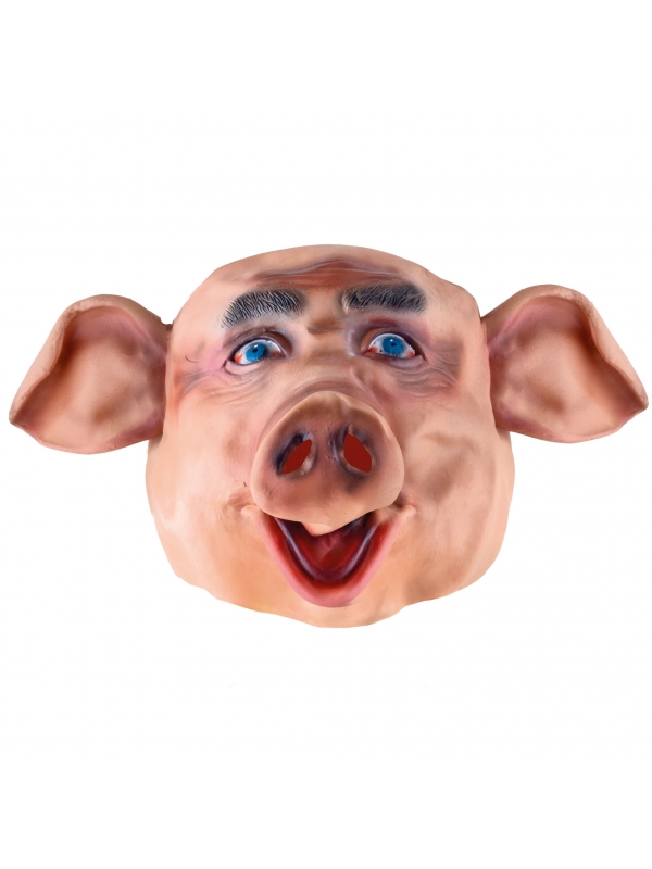 Masque tête de cochon en Latex