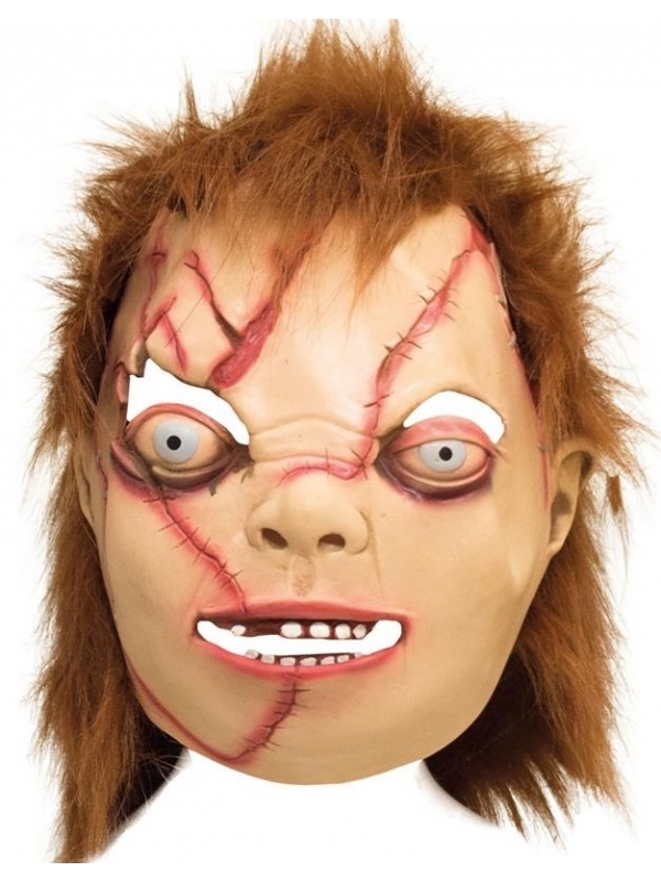 Masque Chucky avec cheveux en Latex