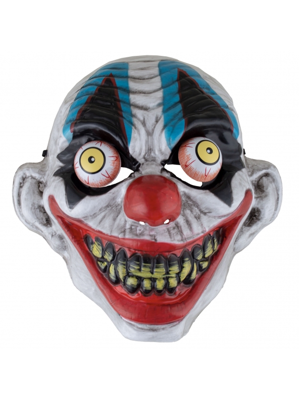 Masque Clown terrifiant avec des yeux qui bougent
