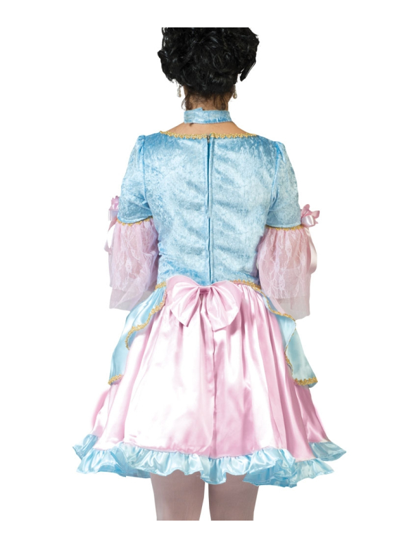 Déguisement Baroque femme rose et bleu