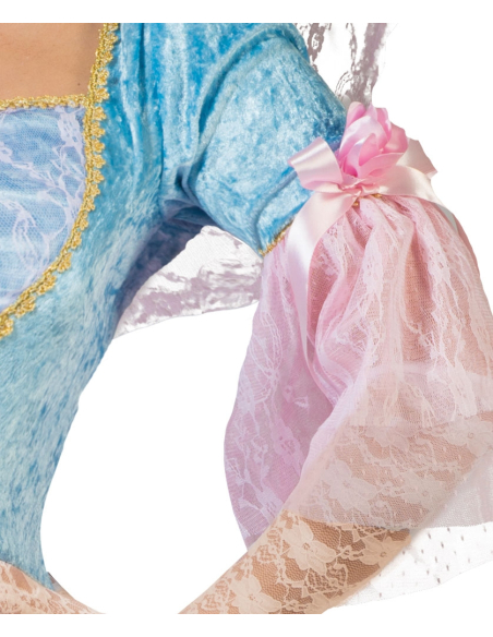 Déguisement Baroque femme rose et bleu