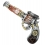 Pistolet Révolver Steampunk en mousse de Latex