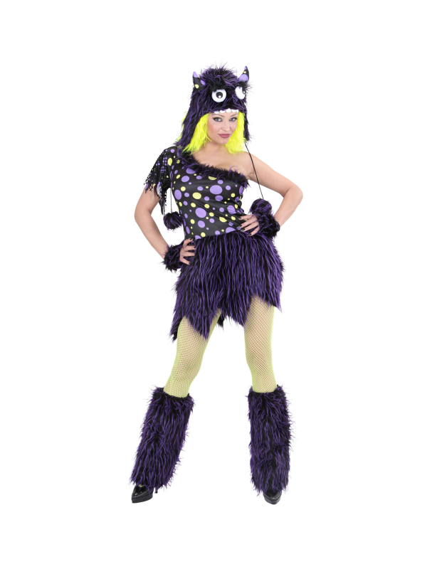 Déguisement monstre sexy femme violet
