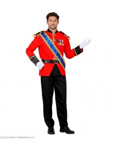 Déguisement uniforme prince royal homme du S au XXL