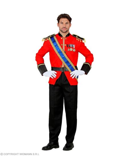 Déguisement uniforme prince royale homme du S au XXL