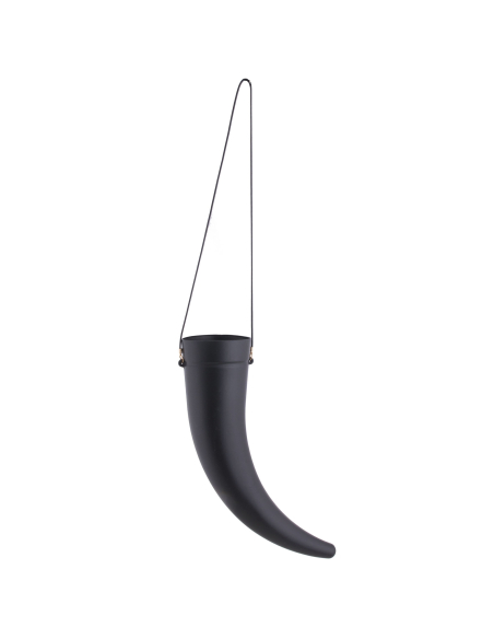 Goblet médiéval corne noire
