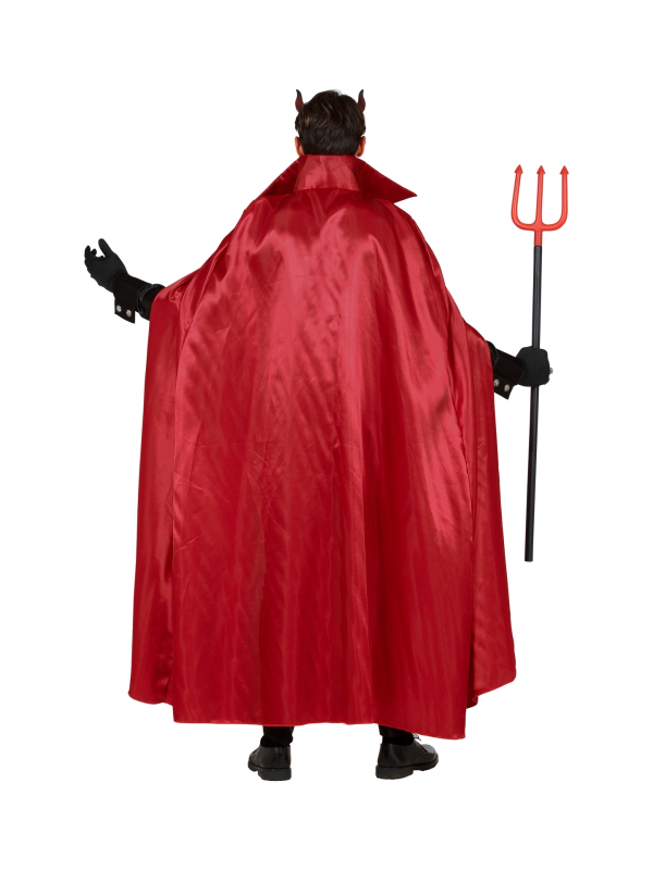 Déguisement Diable chic homme avec gants et jabot avec médaillon