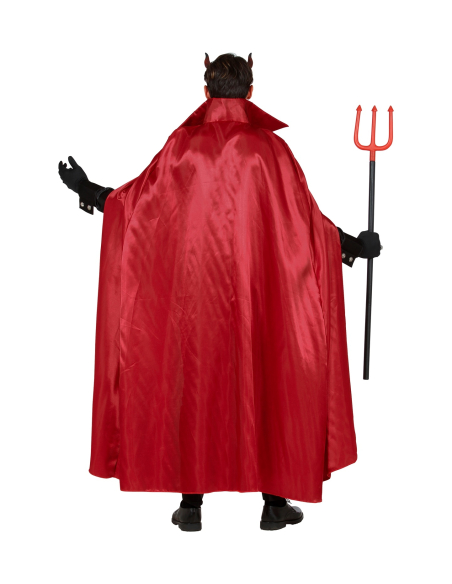 Déguisement Diable chic homme avec gants et jabot avec médaillon