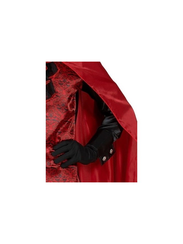 Déguisement Diable chic homme avec gants et jabot avec médaillon