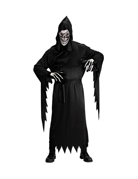 Déguisement Faucheuse homme, noir avec masque du M au XXL
