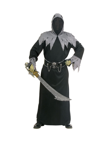 Déguisement prince de la mort avec masque et ceinture crâne 3D