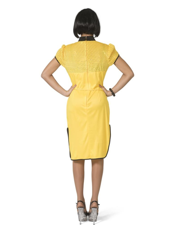 Déguisement Chinoise femme jaune et noir