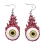 Boucles d'oreilles yeux sanglants - Halloween