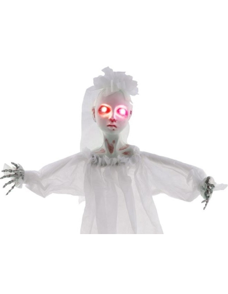 Fillette fantôme 100 cm, à suspendre avec lumière
