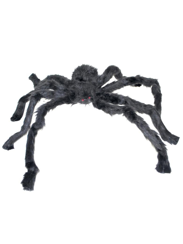 Araignée géante velue noire 90 cm