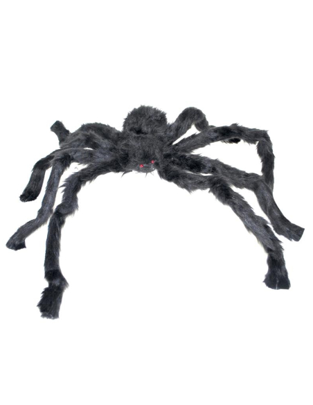 Araignée géante velue noire 90 cm